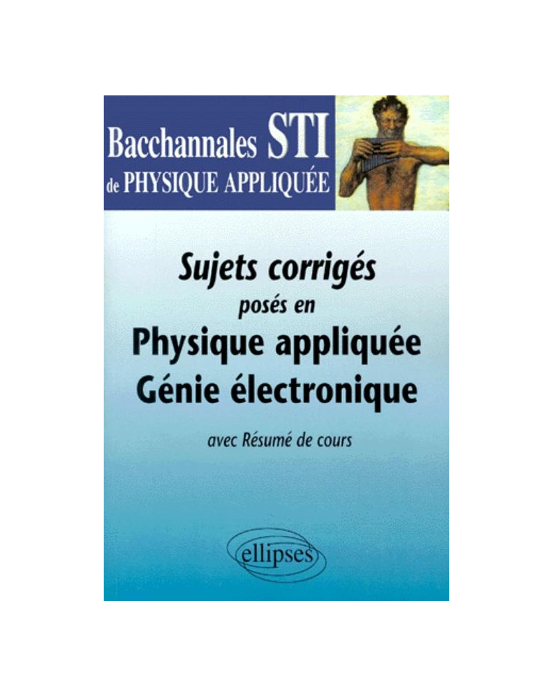 B.ANN.SUJ.CO.BAC GENIE ELE.STI