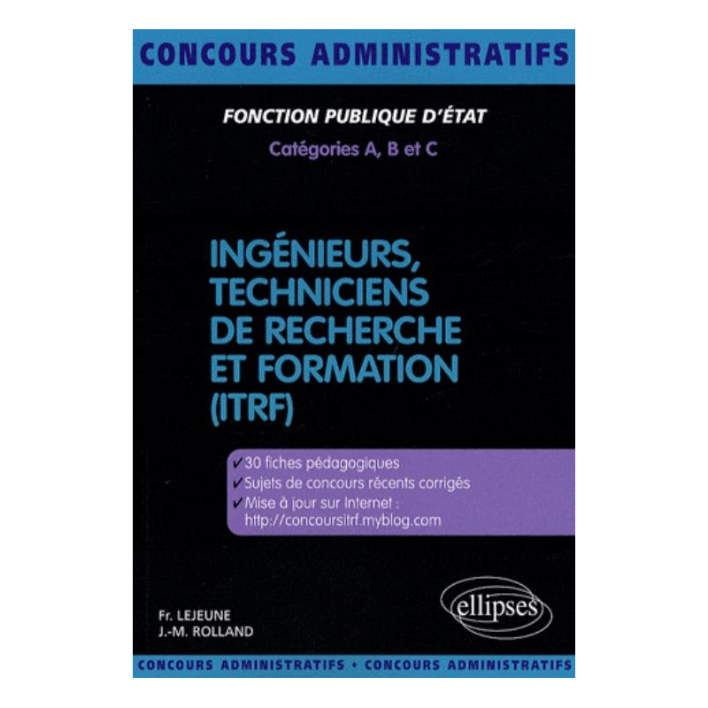 Ingénieurs, techniciens de recherche et formation (ITRF)