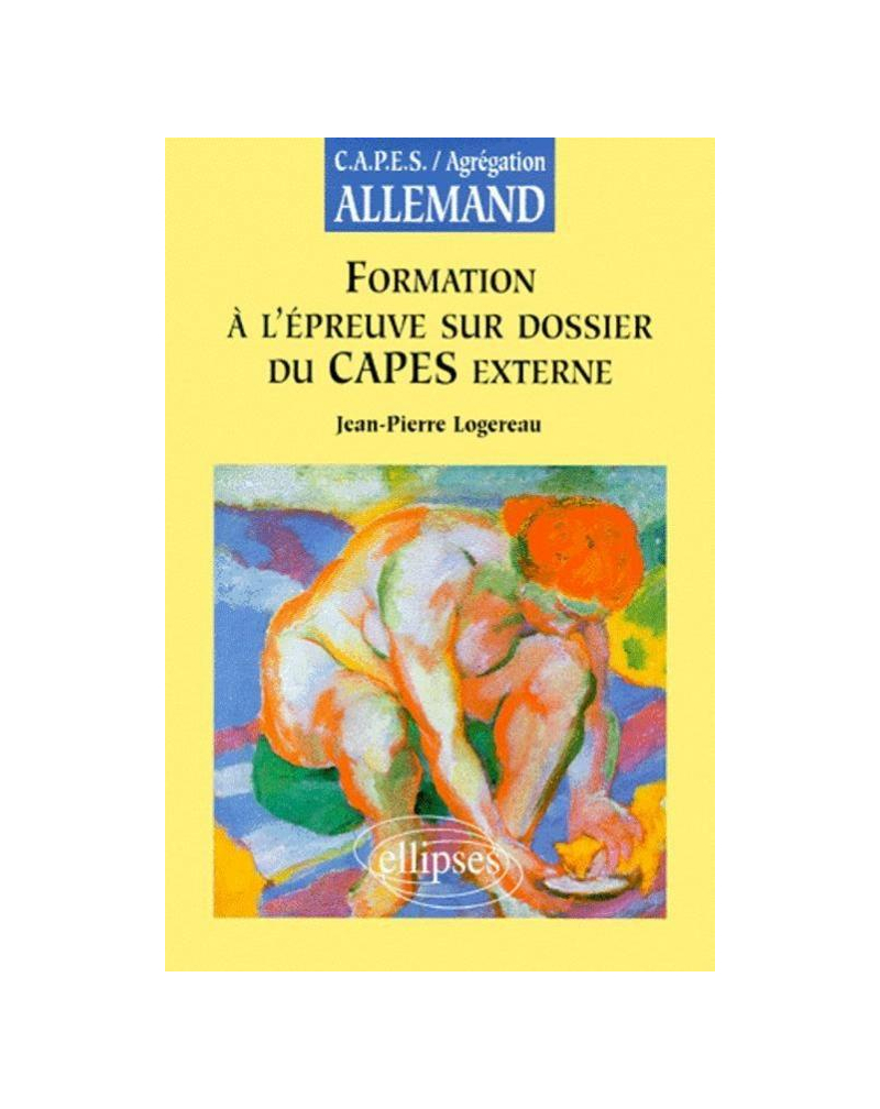 Formation à l'épreuve sur dossier du CAPES externe allemand
