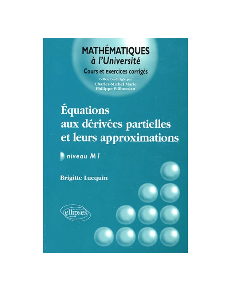 Équations aux dérivées partielles et leurs approximations - Niveau M1