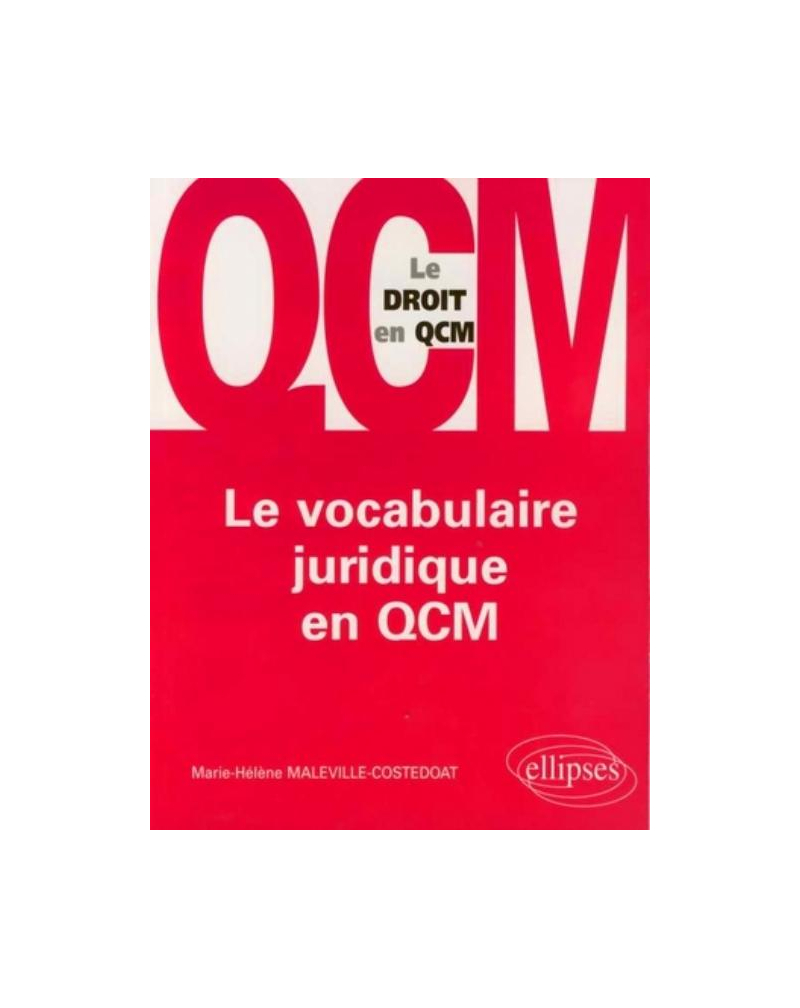 Le vocabulaire juridique en QCM