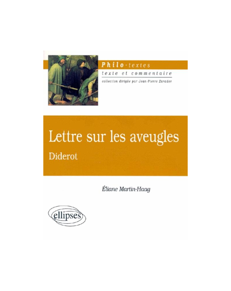 Diderot, Lettre sur les aveugles