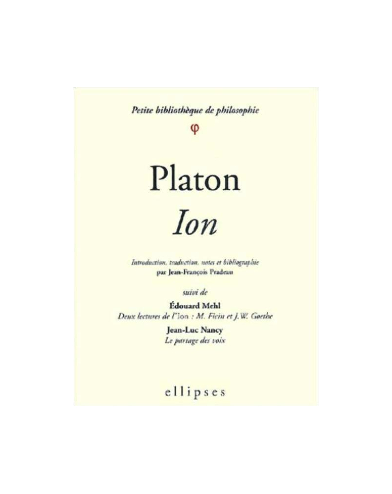 Ion, Platon