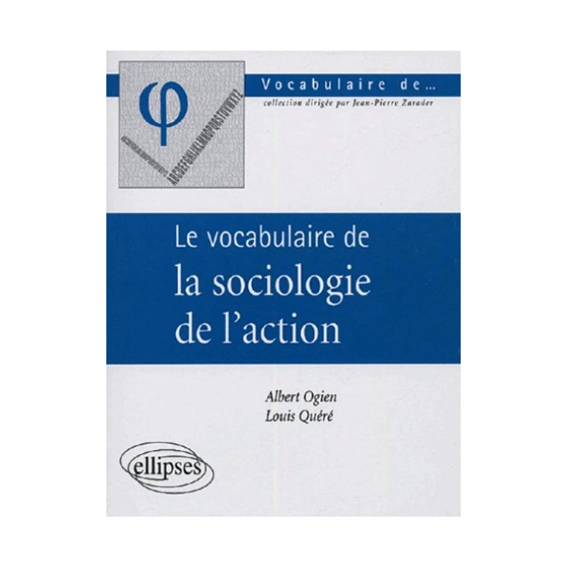 Le vocabulaire de la sociologie de l’action