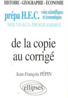 De la copie au corrigé (HEC)
