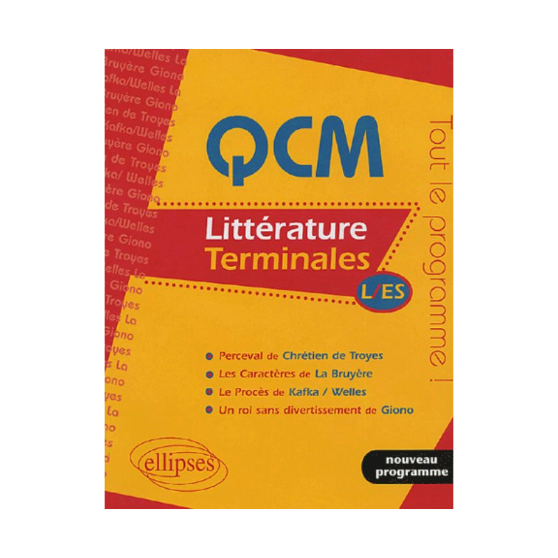 Littérature - Terminales L/ES