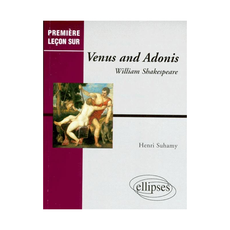 Shakespeare, Venus and Adonis