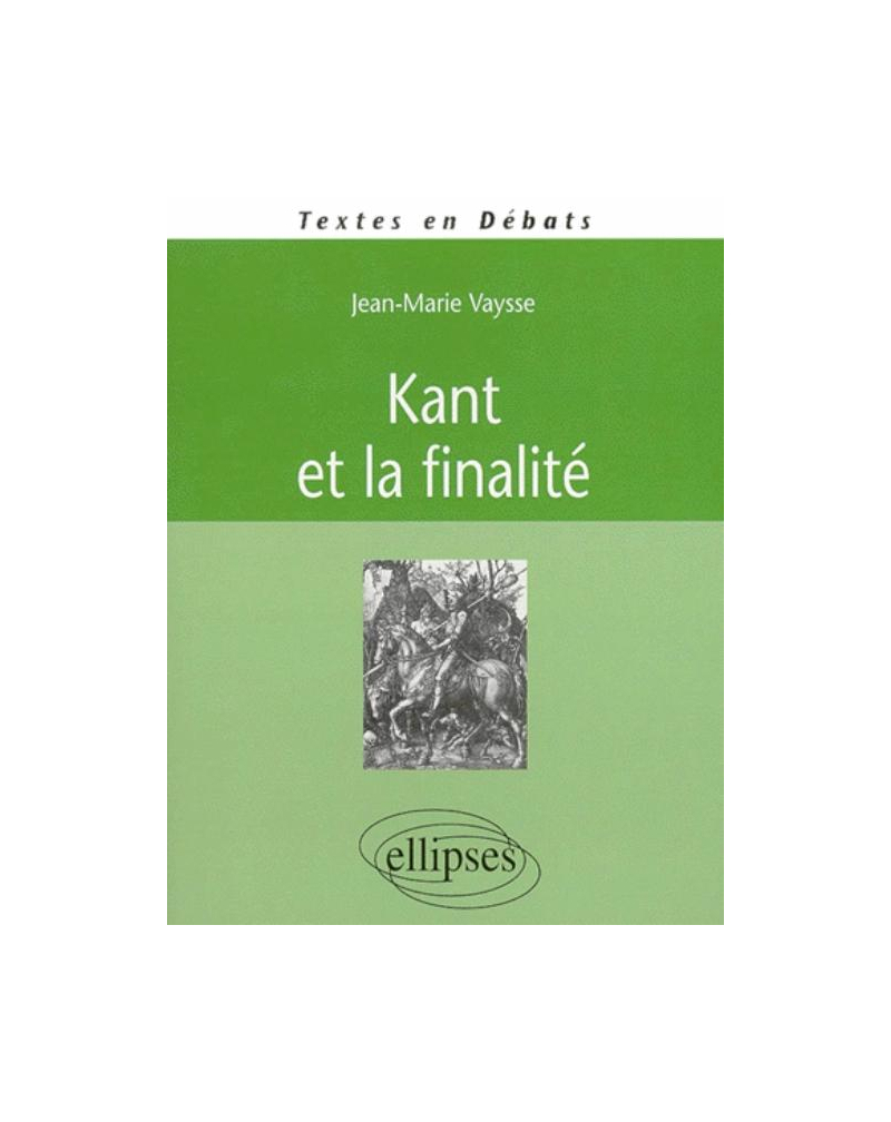 Kant et la finalité
