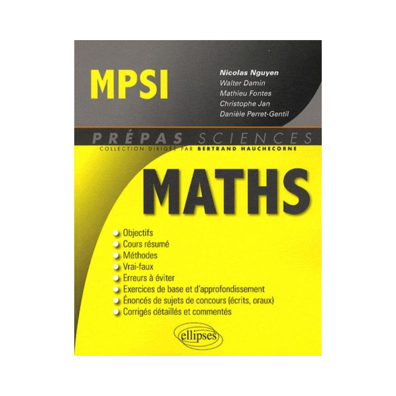 Mathématiques MPSI