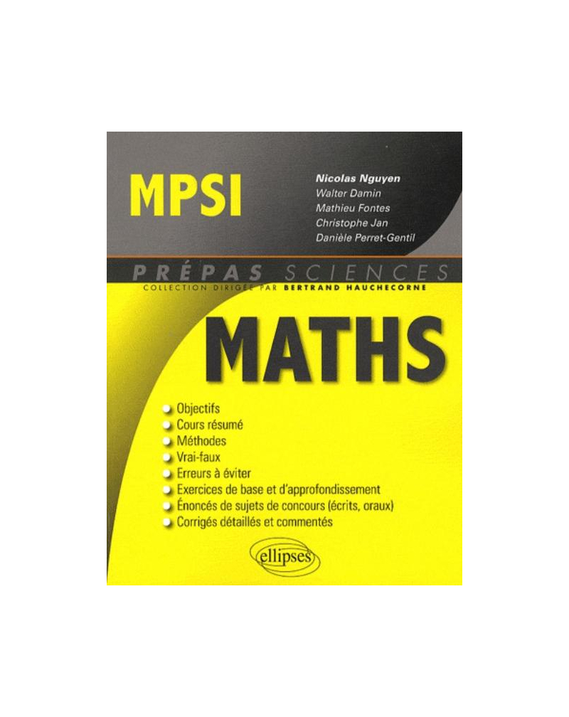 Mathématiques MPSI