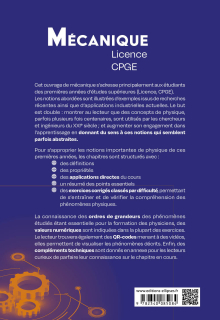 Mécanique - Licence/CPGE - Cours et exercices corrigés issus de recherche et d'applications industrielles récentes