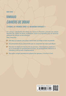 Français. Première. L'œuvre et son parcours. Rimbaud - Cahiers de Douai, 22 poèmes, de « Première soirée » à « Ma Bohème (Fantaisie) » / parcours : émancipations créatrices