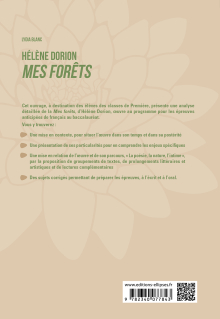 Français. Première. L'œuvre et son parcours. Hélène Dorion. - Mes forêts / parcours : la poésie, la nature, l'intime