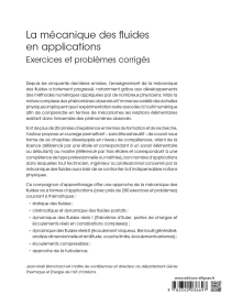 La mécanique des fluides en applications - Exercices et problèmes corrigés