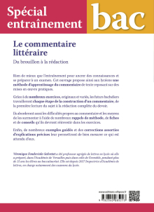Spécial entraînement. Le commentaire littéraire. Du brouillon à la rédaction. Seconde - Première - 2e édition - 2e édition