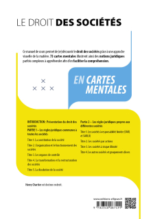 Le droit des sociétés en cartes mentales - A jour au 1er novembre 2023