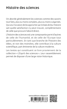 Histoire des sciences