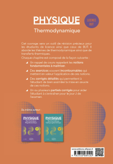 Physique - Licence - BUT - Thermodynamique - Résumé de cours, exercices et devoirs corrigés