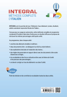 Integral - Méthode complète d'italien A1-A2
