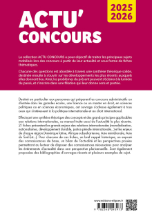 Relations internationales - édition 2025-2026