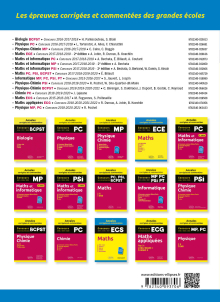 Maths appliquées ECG - Annales corrigées et commentées. Concours 2021/2022/2023/2024 - 2e édition