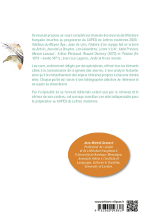 CAPES de Lettres 2025 - Tout le programme de littérature française en un volume - Fabliaux du Moyen Âge ; Jean de Léry, Histoire d’un voyage fait en la terre du Brésil ; Jean de La Bruyère, Les Caractères, Livres V à XI ; Abbé Prévost, Manon Lescaut ; Arthur Rimbaud, Recueil Demeny (187) et Poésies ;  Jean-Luc Lagarce, Juste la fin du
