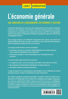 L'économie générale aux concours de l'enseignement en économie et gestion. CAPET, AGRÉGATIONS - 2e édition