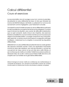 Calcul différentiel - Cours et exercices - 2e édition