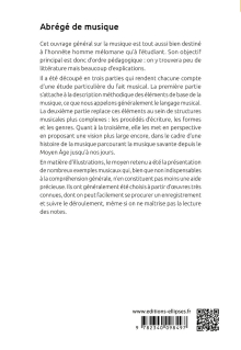 Abrégé de musique