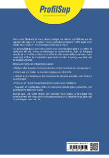 Academic English - Réussir la rédaction d'un document universitaire en anglais et le présenter à l'oral