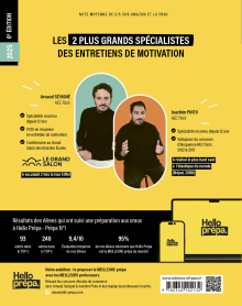 Le Manuel des entretiens de motivation « Prépa HEC » - Concours aux écoles de commerce - 6e édition - édition 2025