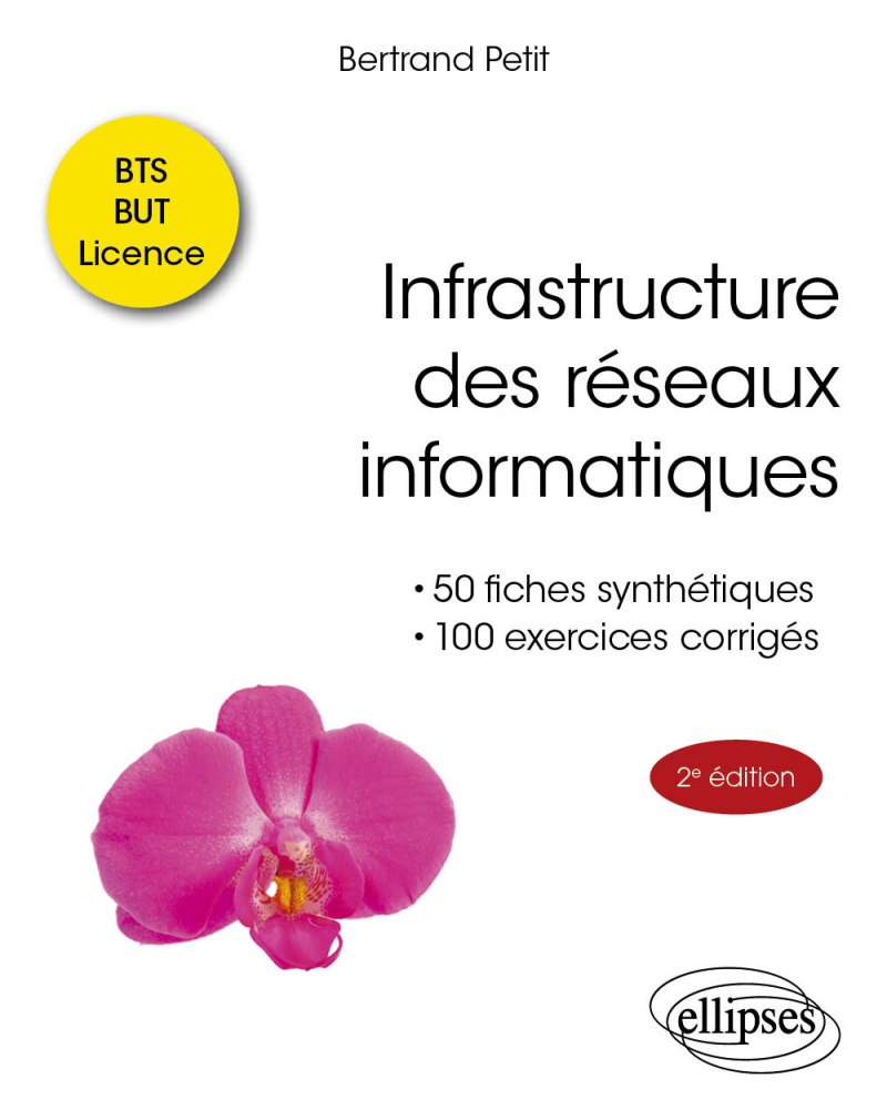 Infrastructure des réseaux informatiques - 50 fiches synthétiques et 100 exercices corrigés - 2e édition