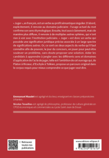 Juger. Epreuve de culture générale. Prépas commerciales ECG 2026 - édition 2026