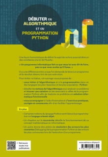 Débuter en algorithmique et en programmation Python