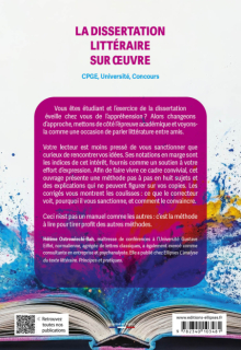 La dissertation littéraire sur oeuvre - CPGE, Université, Concours