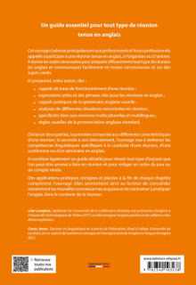 A Guide to Holding Meetings in English - Du bon usage de l'anglais en réunion [B2-C1]