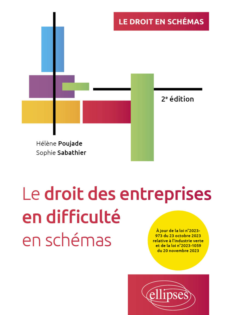 Le droit des entreprises en difficulté en schémas - 2e édition