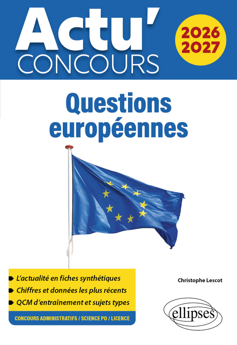 Questions européennes - édition 2026-2027