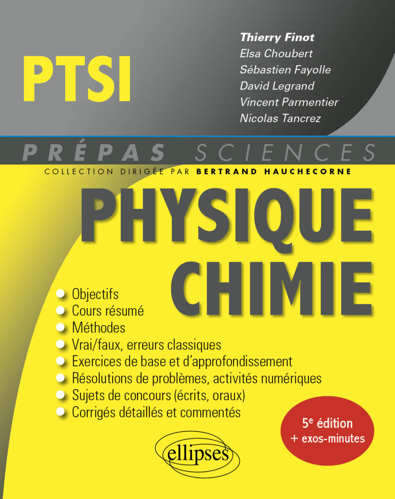Physique-Chimie PTSI - 5e édition