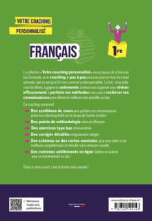 Français, Première. Epreuves écrites du BAC - Votre coaching personnalisé