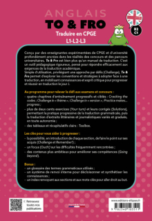Anglais. To & Fro. Traduire en CPGE, L1, L2, L3 - Relevez le défi ! B2-C1 (prépas, Licence)