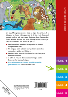 Mowgli apprend à nager (Niveau 2)