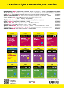 Chimie. PCSI. Colles corrigées et commentées