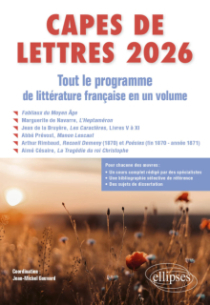 CAPES de Lettres 2026 - Tout le programme de littérature française en un volume - édition 2026
