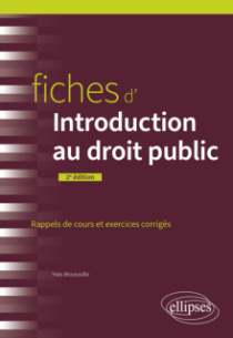 Fiches d'introduction au droit public - 2e édition