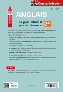 Anglais - Cap sur le lycée - La grammaire pour bien démarrer en seconde