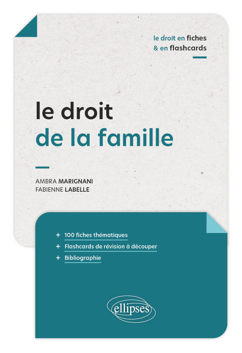 Le droit de la famille en fiches et en flashcards
