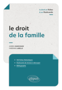 Le droit de la famille en fiches et en flashcards