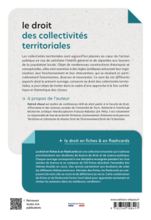 Le droit des collectivités territoriales en fiches et en flashcards