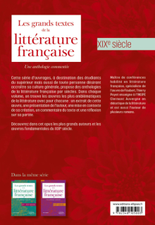 Les grands textes de la littérature française. XIXe siècle - Une anthologie commentée
